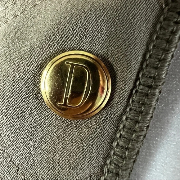 vintage DEVERNOIS Knit Lined Wool Blend Vest Snap Up - Size Medium - Picture 8 of 16